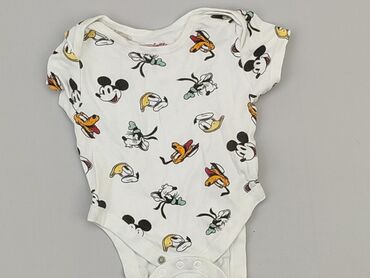 biała długa sukienka letnia: Body, Disney, 3-6 m, 
stan - Bardzo dobry