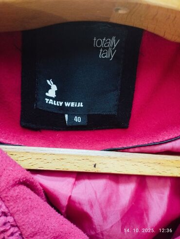 Kaputi: 2 kaputa ženska vl L -Tally Weijl ženski kaput – crveni malo nošen — 5