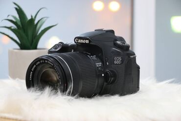 Fotokameralar: Canon 60D + 18-135 mm STM linza Shexsi istifade ucun almisdim