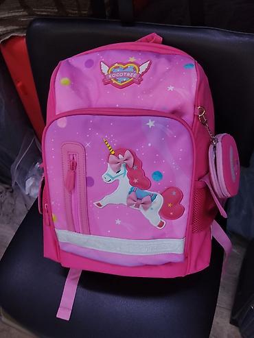 kipling monkey: Детский школьный рюкзак Kocotree, розовый, с единорогом - — 1