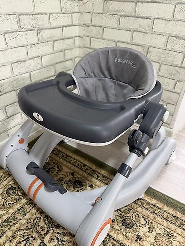 ходунки фирм: Ходунки-толкатель Babywalker (серо-графитовые) - Универсальная модель — 4