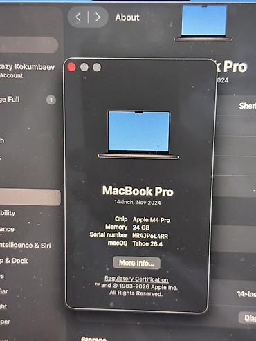 Ноутбуки Apple (MacBook): Реальному клиенту уступлю! MacBook Pro 14" (ноябрь 2024) - Чип — 3