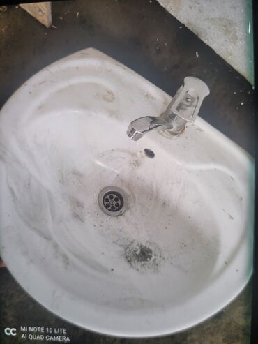 купить дачный умывальник с подогревом: Ванна үчүн раковина, Өзгөчөлүктөрү: Жылтырак, Тегерек формасы, Материалы: Керамика