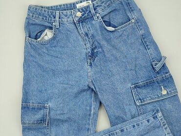 biala spódnice jeansowe: Jeansy, SinSay, M, stan - Bardzo dobry