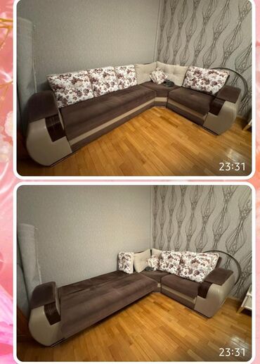 Ofis mebeli: ZəhraKünc divan satılır 400azn. Unuluq:2.90 2.10. Unvan:Qaraçuxur