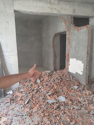 usta işləri: Söküntü və tikinti tullantılarının yığılması xidməti - Mənzillərdə — 2