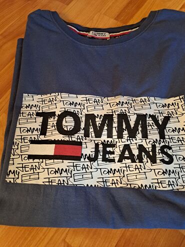 arilje pamučne majice: T-shirt Tommy Hilfiger, XL (EU 42), color - Blue