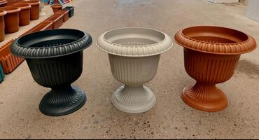 Bitkilər üçün dibçəklər: Dibcek dibcek qabi yuvarlaq rengli gul qabi yumru rengli Dibcek — 23