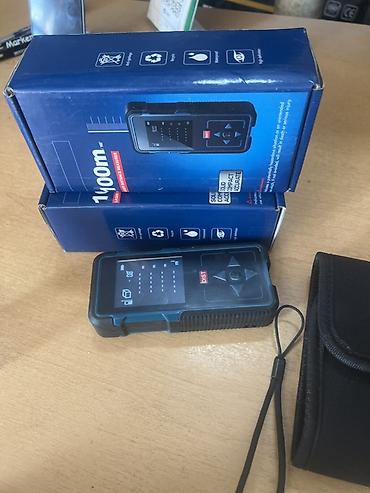 Рулеткалар жана алысты өлчөгүчтөр: Лазерный дальномер DIST 100 м Компактный электронный измеритель — 4