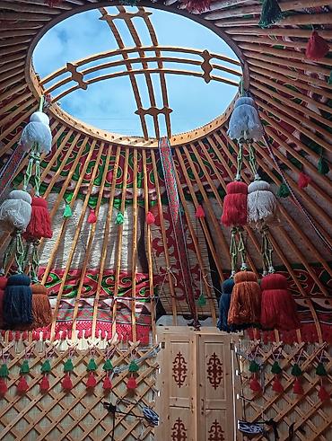 Продажа юрт: Юрта (традиционная кочевая жилищная конструкция) с полным внутренним — 4