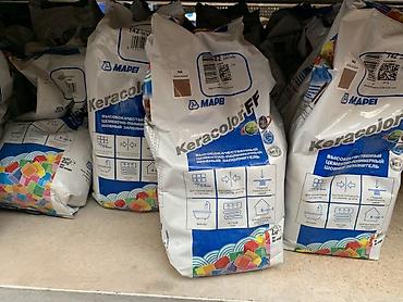 Затирка Цементная, Для кафеля, керамической плитки, Mapei