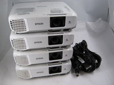 проекторы uft тихие: EPSON Powerlite 99W H578A Проекторы 3LCD WXGA HDMI с новыми лампами