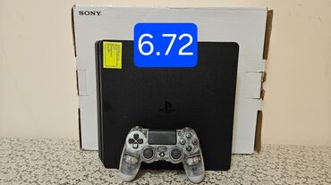 playstation 4 oyunlari bakida: Praşifkalı 6.72 Playstation 4 silm 1 tb 1 ədəd orginal cosik və