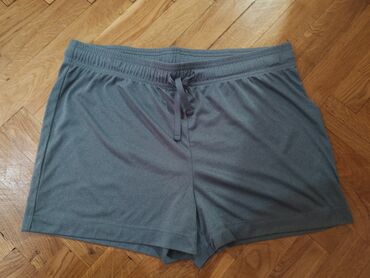 Shorts, Britches: XL (EU 42), Polyester, color - Grey, Single-colored