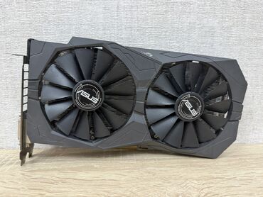 Видеокарты: Видеокарта, Б/у, Asus, Radeon RX, 4 ГБ, Для ПК
