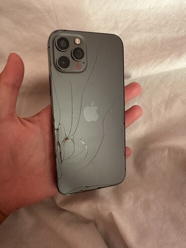 б у телефоны ми: IPhone 12 Pro, Колдонулган, 256 ГБ, Midnight, 77 %