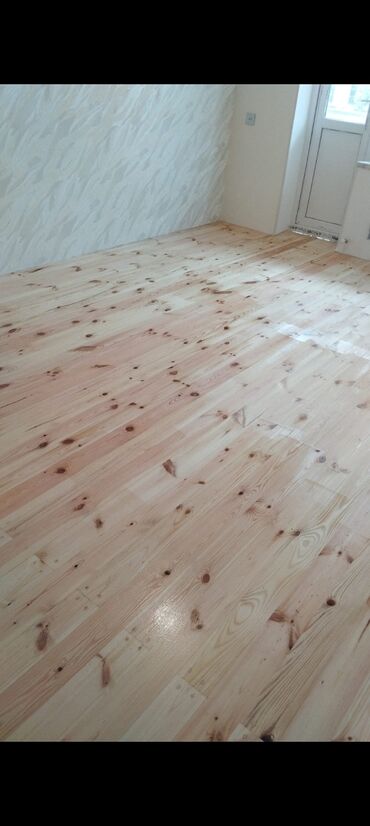 Döşəmə işləri: Taxta döşəmə cilalama və laklama xidməti - Şəkillərdə: ev və — 10