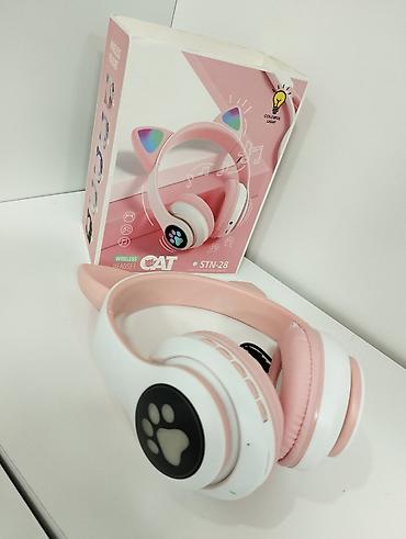 Audio: Simsiz qulaqlıq CAT STN-28 Çəyrayı . Brend:CAT Tip: Qulaqlıq Qulaqlıq — 3