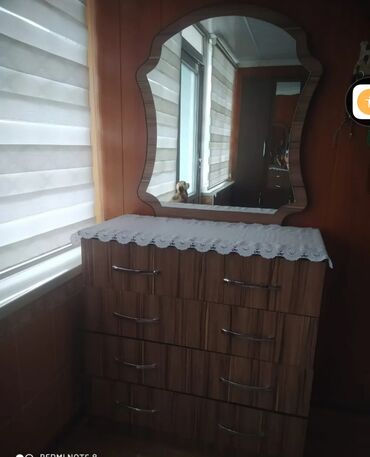 бу мебель продать: Кийим үчүн комод, Колдонулган, Күзгүсү менен, Башка материал, түсү - Күрөң lalafo.kg да бу мебель продать: Кийим үчүн комод, Колдонулган, Күзгүсү менен, Башка материал, түсү - Күрөң