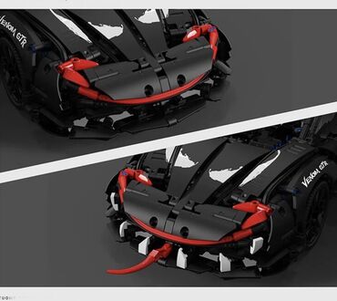 мыльные пузыри: Конструктор GTR в стиле Venom 📦 2203 детали для создания суперкара