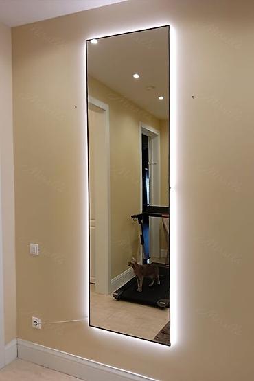 standing mirror: Настенное зеркало с задней подсветкой - Большой прямоугольный формат — 2