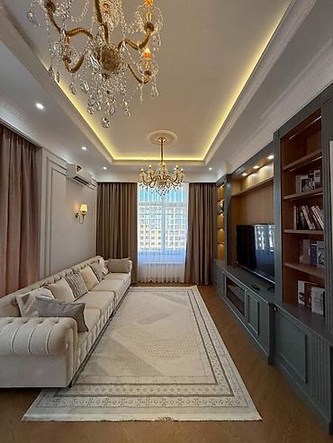 building: 2 комнаты, 80 м², Асанбай мкр Элитка, 9 этаж, Дизайнерский ремонт — 2