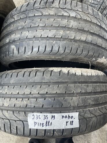 Шины: Шины 235 / 35 / R 19, Лето, Б/у, Пара, Легковые, США, Pirelli