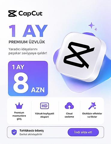 Digər xidmətlər: Rəqəmsal xidmətlər paketi – premium abunəliklər və yaradıcılıq — 5