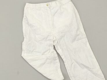 sukienka biała dla dziewczynki: Spodnie 3/4 4-5 lat, Len, stan - Dobry