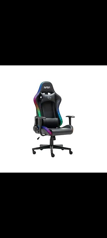 ormaric za kljuceve ikea: Gaming stolica NASA – ergonomski dizajn sa naslonom u stilu trkačke — 1