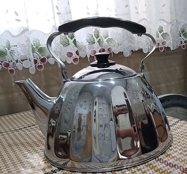 Çaydanlar: Yeni, rəng - Gümüşü, Çaydan, Nikel, SSRİ