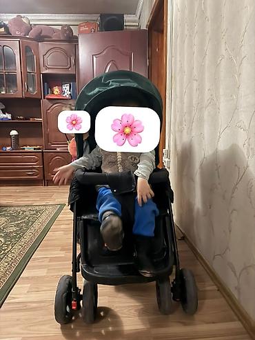 туалеты бу: Стульчик для кормления 2шт ак жана кок цветте бар чехолу мн — 3