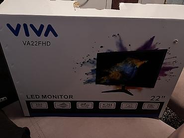 led ekran: Yenisini aldığın üçün deyer deymeze satıram Viva 22" LED monitor — 7