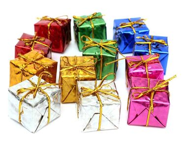 Ёлочные шары и украшения: Рождественские украшения для елки в количестве 12шт, мини