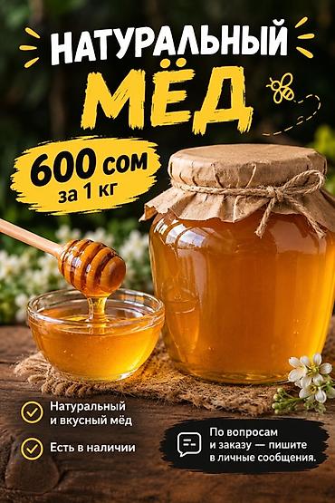 Бал: Натуральный мёд - Цена: 600 сом за 1 кг - Натуральный и вкусный мёд - — 1