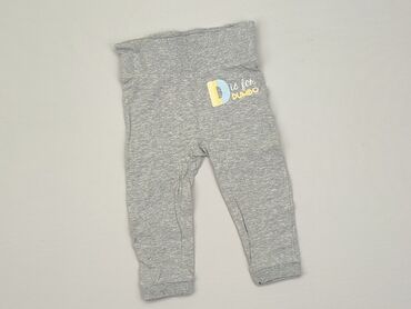 legginsy bezszwowe szare: Spodnie dresowe, Disney, 9-12 m, stan - Dobry