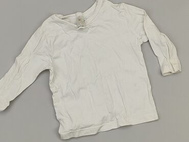 bluzka biała dziewczęca: Bluza, 0-3 m, stan - Zadowalający