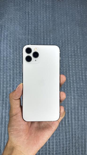 ipad pro 2018 купить бу: IPhone 11 Pro, Б/у, 256 ГБ, Серебристый, Защитное стекло, 69 % — 1