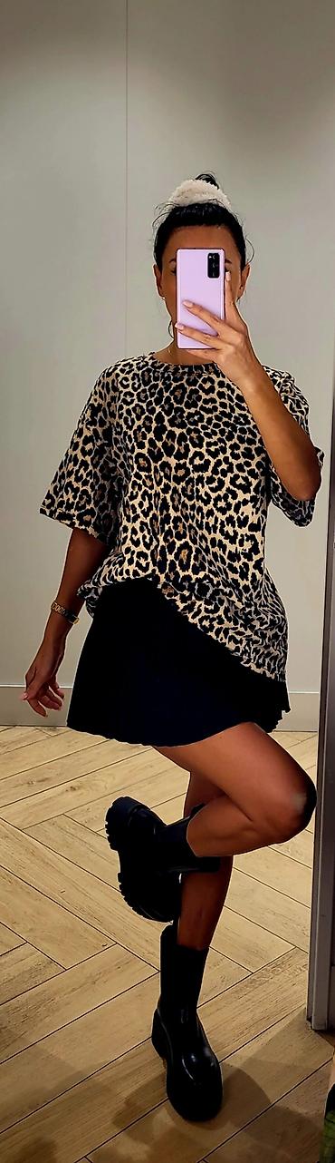 leopard: H&M( yeni)owersize — 1