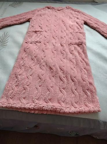 Халаты: Теплое домашнее платье-халат из мягкого плюша - Длина миди/макси — 6