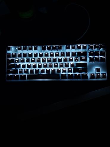 tab s8: Mexanik klaviatura – DARK PROJECT ağ arxa işıqlı, tam ölçülü (tam sıra — 1