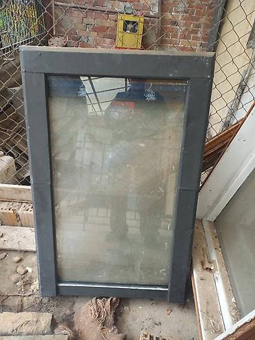 polovni drveni prozori 120x120: Aluminijumsko/Drveno prozorsko krilo sa okvirom i staklom - — 2
