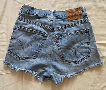 шорты: Шорты, LeviS, S, цвет - Голубой — 2