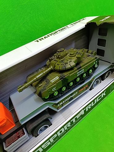 танк: Автовоз с танком игрушка музыкальная🚛 Комплектация товара: автовоз — 2