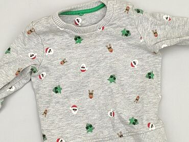 zimowe kurtki chłopięce: Sweatshirt, Mothercare, 9-12 months, condition - Good