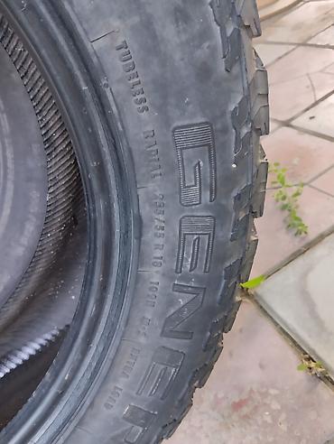 kia ceed bufer: General Tire Grabber AT2 off-road şinləri - Ölçü: 265/65 R18 - — 3