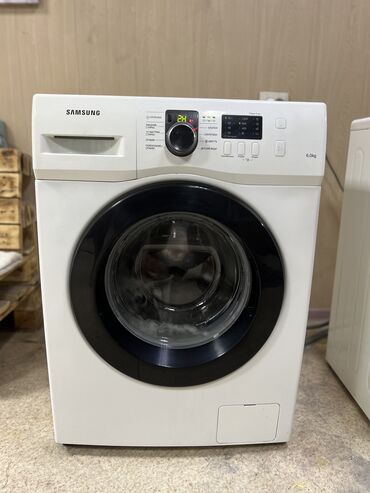 ремонт стиральных машина: Стиральная машина Samsung, Б/у, Автомат, До 6 кг, Компактная