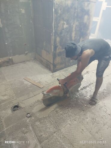 Beton işləri: Səssiz tozsuz səliqəli kəsim. Beton katlavan monolit kubik -da lalafo.az — 9 Beton işləri: Səssiz tozsuz səliqəli kəsim. Beton katlavan monolit kubik — 9