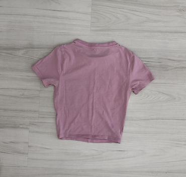 bahar qızı geyimi: Qadın T-shirt – “Flower Girls” printli - Rəng: açıq bənövşəyi/laylac — 2