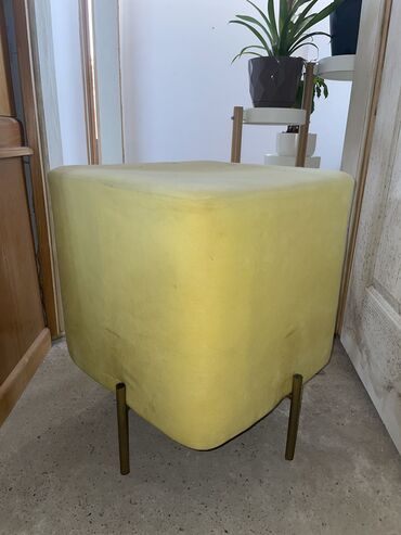 stolica za hranjenje: Tabure, bоја - Žuta, Upotrebljenо
